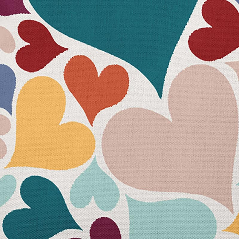 Hearts All Around Valentine's Day Decorative Indoor Pillow
