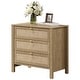 preview thumbnail 1 of 37, Set of 2 Farmhouse Style Nightstands with 3 Drawers