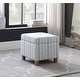 preview thumbnail 18 of 23, Carson Carrington Birkerod Square Lift-off Storage Ottoman