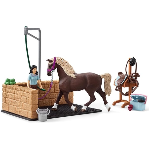 slide 2 of 5, Horse Club: Washing Area W/ Emily & Luna