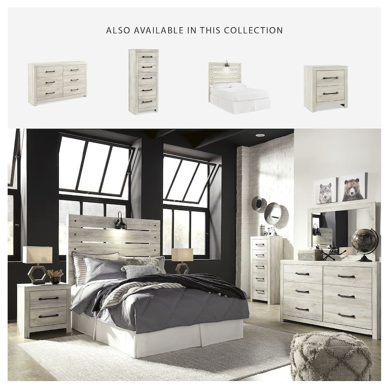 Cambeck Whitewash 6-drawer Dresser
