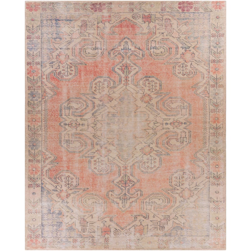 Livabliss Korah Handmade Printed Medallion Area Rug