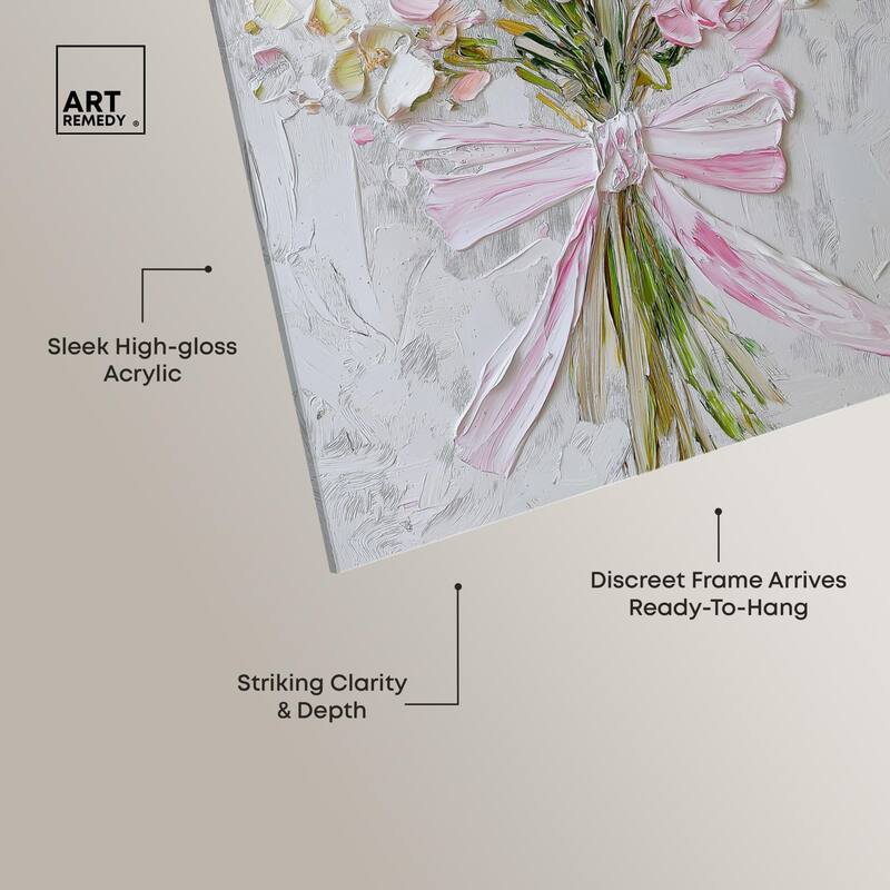 Layered Lily Acrylic by Art Remedy, Ready to Hang