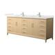 Option White Oak / Giotto Quartz Top / Brushed Nickel
