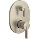 preview thumbnail 2 of 2, Moen Cia 3 Function Pressure Balanced Valve Trim Only with Double Brushed Nickel