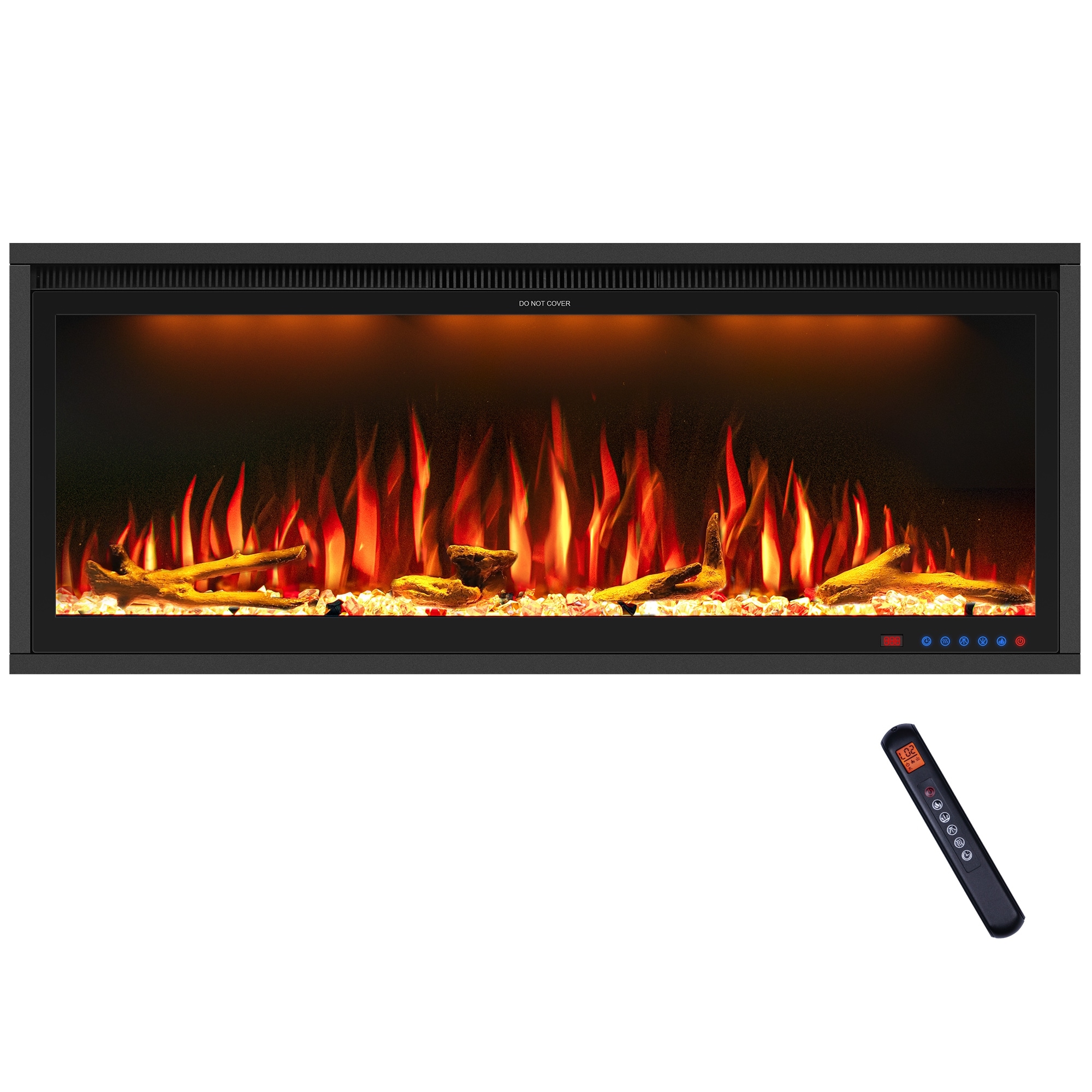 42'' WiFi-Enabled Electric Fireplace Insert - Alexa & App Control, 13 x 13 x 3 Color Combinations
