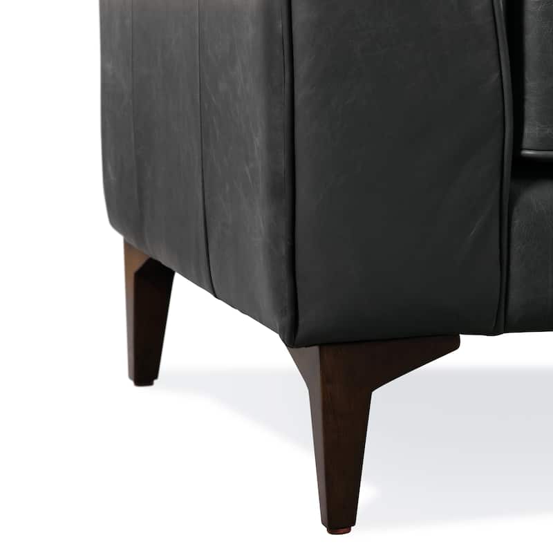 Poly & Bark Essex 89" Sofa - Full Grain Genuine Italian Leather
