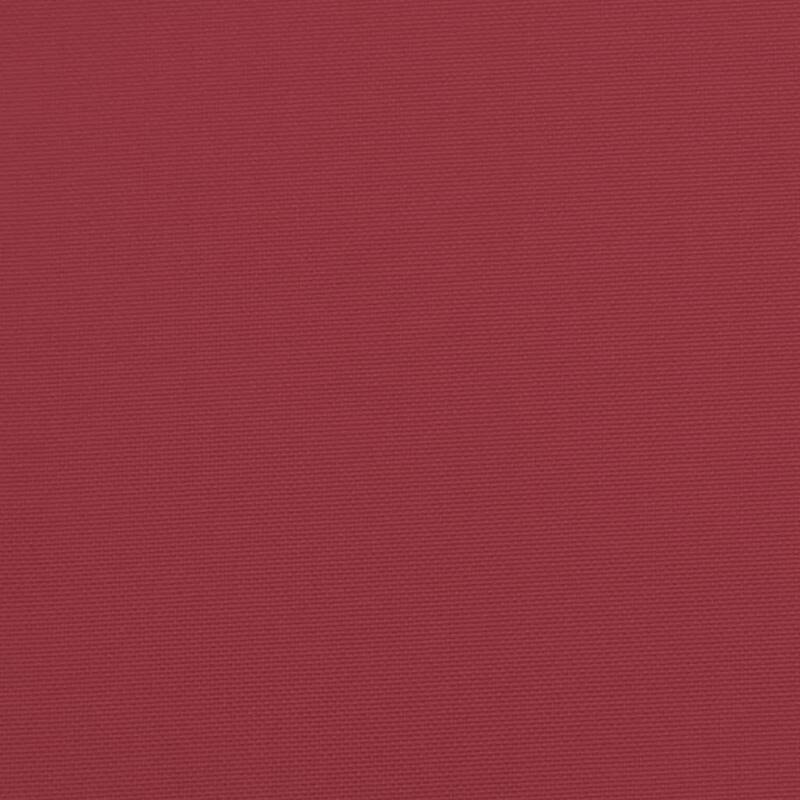 Claire Outdoor Cushion for Bench, Button Tufted Red Fabric, 71 Inch