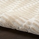 preview thumbnail 10 of 34, Nourison Casual Indoor only Diamond Area Rug 5' 3" x 7' - Beige