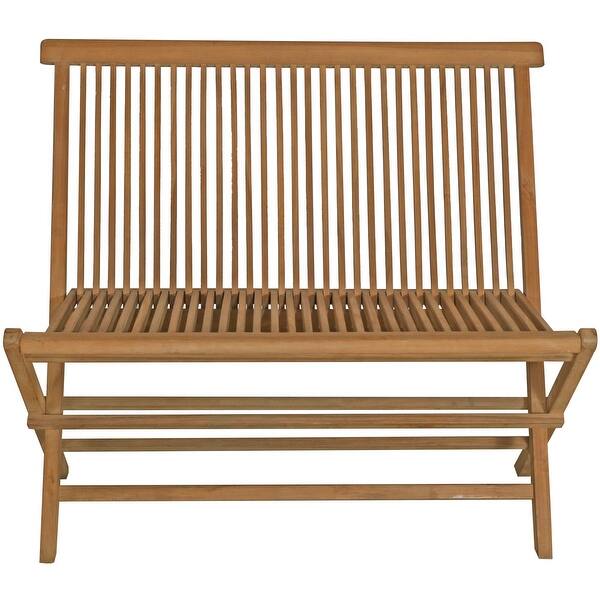 Teak folding bench sale