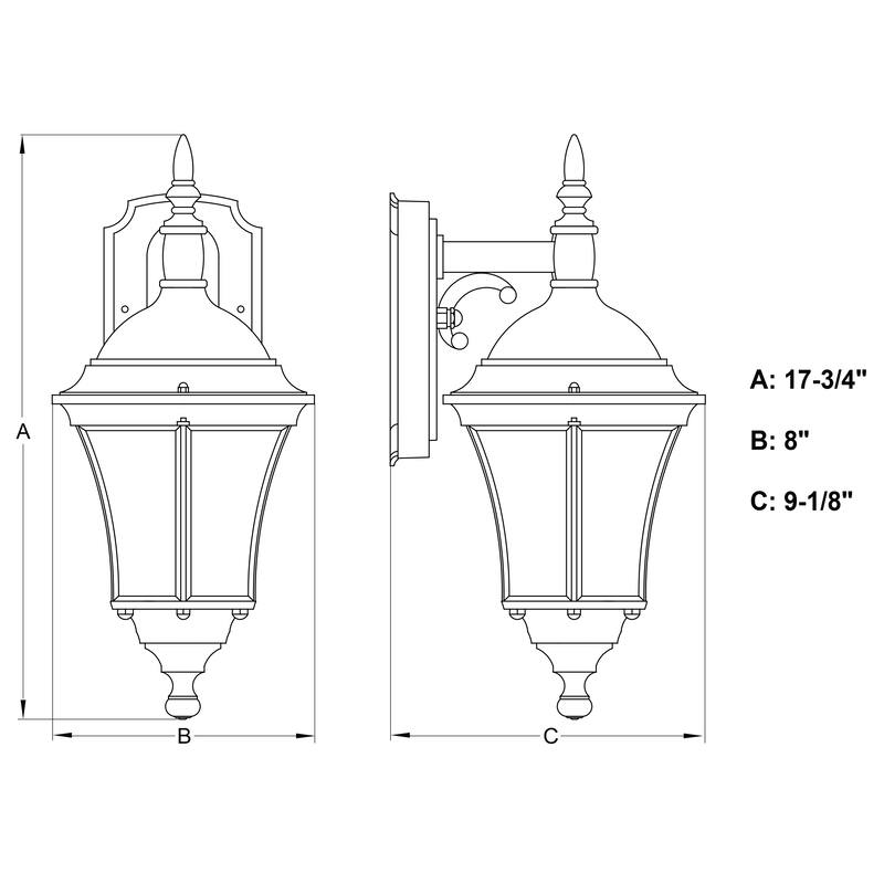 Newark Weathered Bronze Motion Sensor Dusk to Dawn Traditional Outdoor Wall Light with Clear Glass