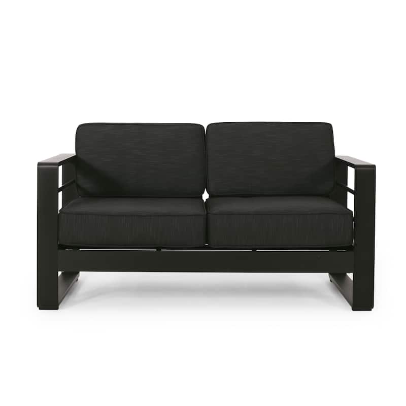 Maya Bay Aluminum Loveseat Set by Christopher Knight Home