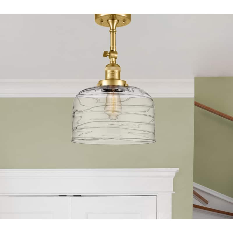 Innovations Lighting Franklin Restoration Bell 1 Light 12" Semi-Flush Mount