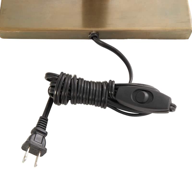 Silver or Brass Stainless Steel Desk Lamp with Dual Shades