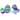 Joyfy 7.5FT Long Multicolored Nylon Indoor Outdoor Easter Eggs Inflatable w/Built-In LED Lights, Easter Lawn Decoration
