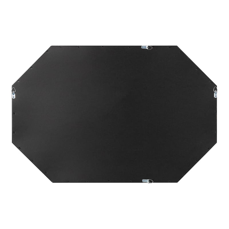 Kate and Laurel Laverty Octagon Framed Mirror - 24x36