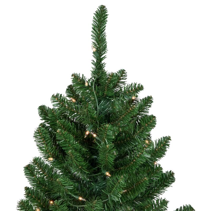 15' PreLit Genoa Fraser Fir Slim Artificial Christmas Tree Clear