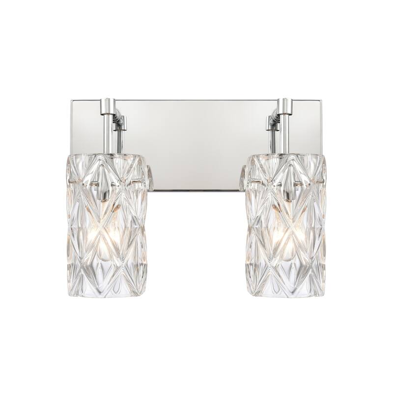 Elk Home Formade Crystal Polished Chrome With Crystal 2 Light Vanity