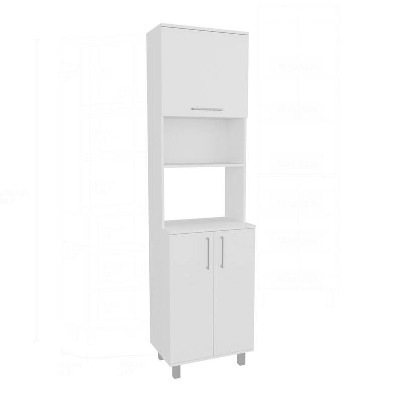 80 inch Versatile High Double Cabinet Kitchen Pantry