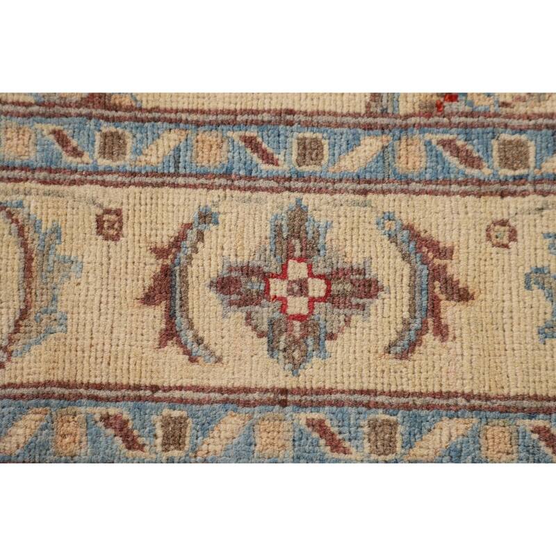 Kazak Oriental Accent Rug Handmade Floral Wool Carpet - 3'2"x 5'2"