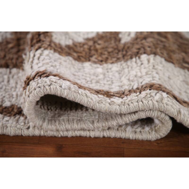 Plush Tribal Turkish Anatolian Runner Rug Hand-knotted Wool Carpet - 3'2"x 11'4"