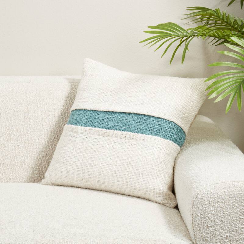 Banded Throw Pillow