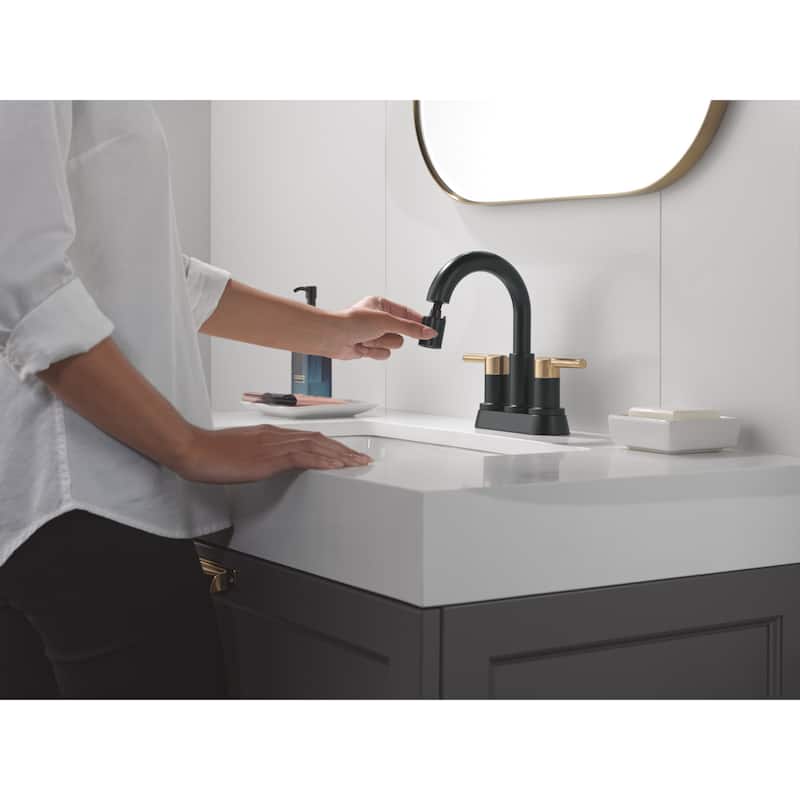 Delta 25749LF-PD Nicoli 1.2 GPM Centerset Bathroom Faucet with Pull