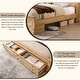 preview thumbnail 5 of 66, Farmhouse Bed Frame with 54" Tall Storage Bookcase Headboard