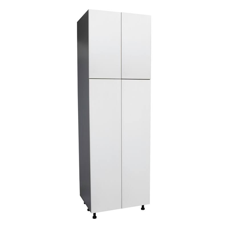 36" x 90" Utility Cabinet-Four Door-Grey - 36 x 90 x 23 3/8 - Off-White