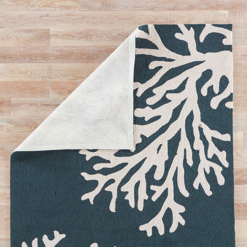 Saint Michaels Indoor/ Outdoor Floral Area Rug by Havenside Home