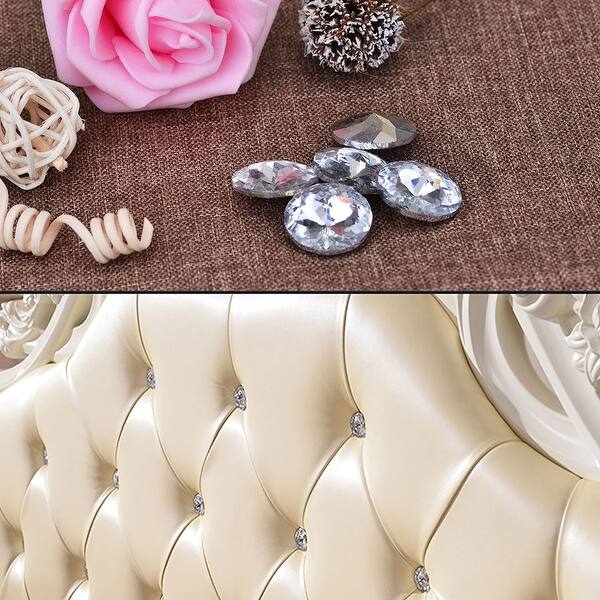 Shop 30pcs Furniture Tack Nails 25mm Dia Round Glass Diy Sofa