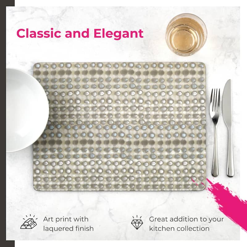 Pimpernel Set of 4 Pure Placemats - 11.7 in x 15.7 in