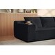 preview thumbnail 10 of 46, GDFStudio - 104" Cloud Modern Innovative Chenille Modular Sofa with L-Shape Chaise and Deep Seat