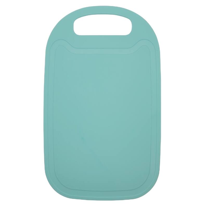 Handy Housewares 10.5" x 6.5" Pastel Color Mini Bar Cutting Board with Handle - 1 Pack - Pastel Green