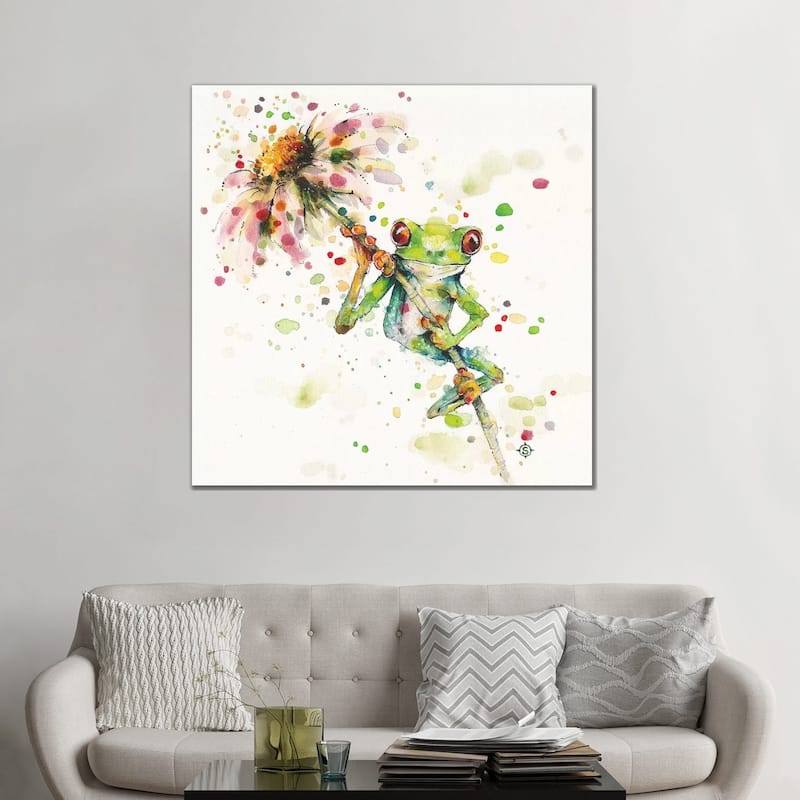 iCanvas "Hello There Bright Eyes" by Sillier Than Sally Canvas Print