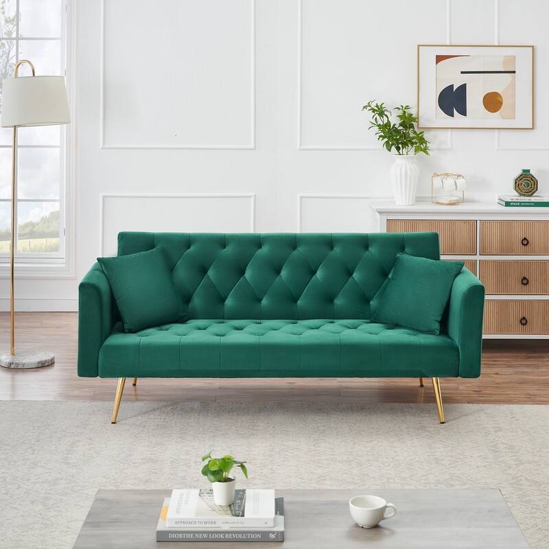 71" Convertible Double Folding Living Room Sofa Bed
