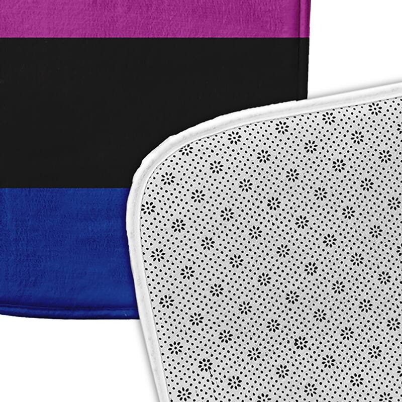 Pride Plush Microfiber Bathmat