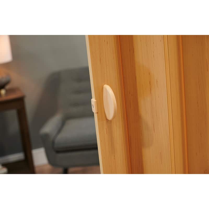 Homestyle Echo Light Wood PVC 36-inch Folding Door - Brown