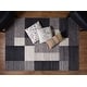 preview thumbnail 46 of 90, World Rug Gallery Modern Boxes Design Non-slip (Non-skid) Area Rug