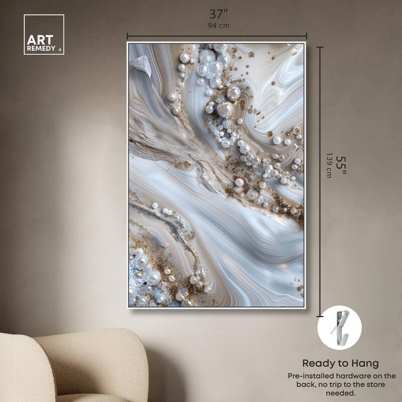 Effervescent Earth Canvas by Art Remedy