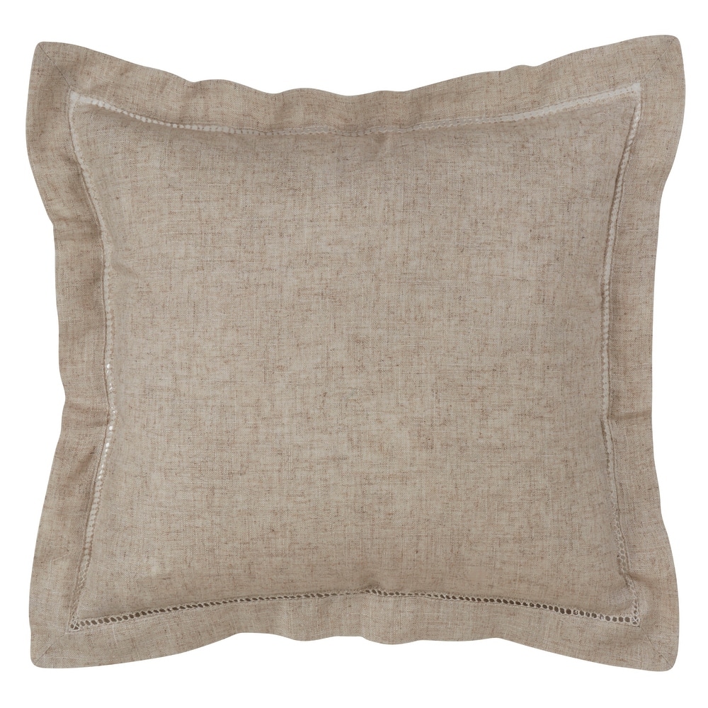 Hemstitched Throw Pillow