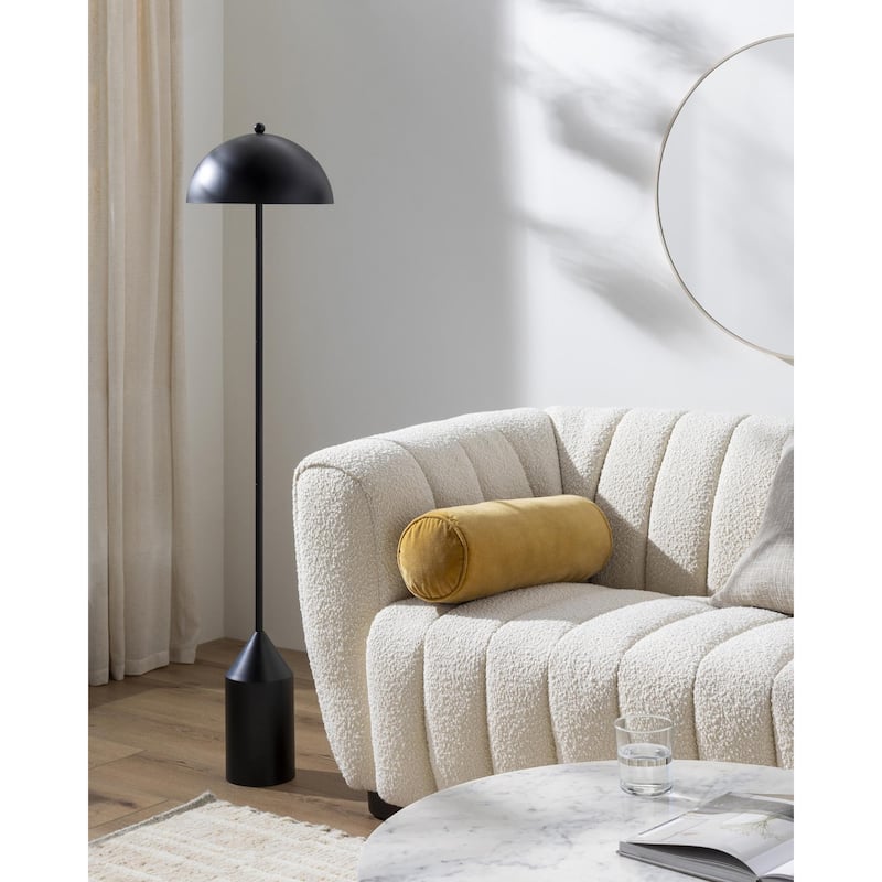 Livabliss Elder Rustic Accent Floor Lamp - 59"H x 14"W x 14"D