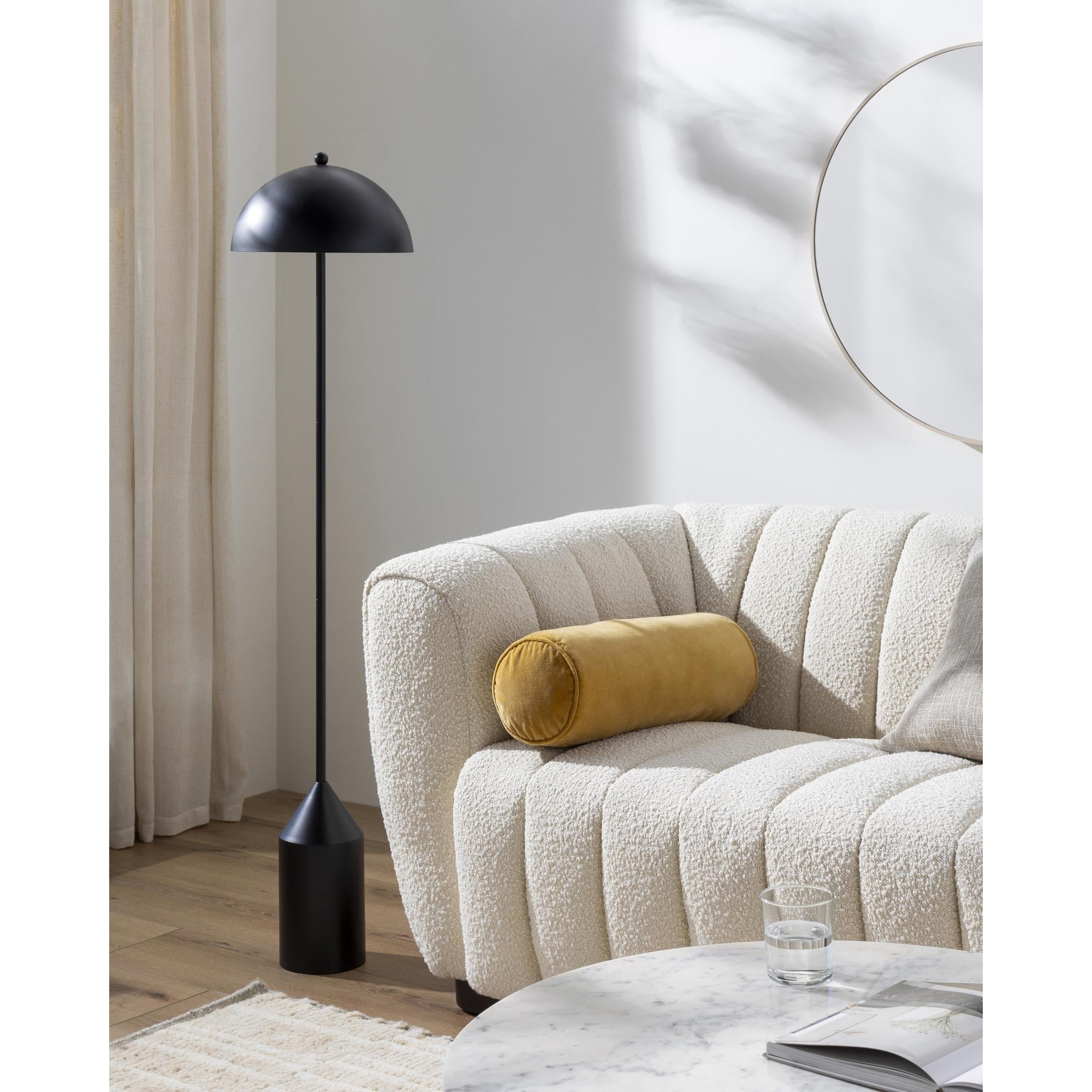 Livabliss Elder Rustic Accent Floor Lamp - 59"H x 14"W x 14"D