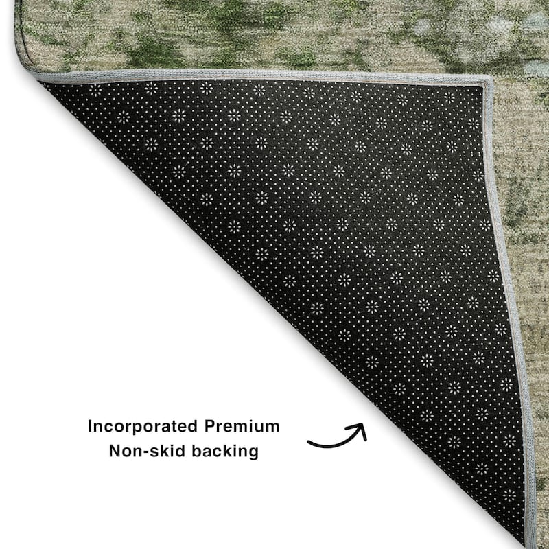 Premium Washable Super Soft Abstract Solid Mayfield Rug