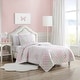 preview thumbnail 2 of 9, Laura Ashley Kids Ellyn Cozy Pink Quilt Set