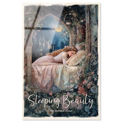Classic Sleeping Beauty Acrylic by Art Remedy, Ready to Hang