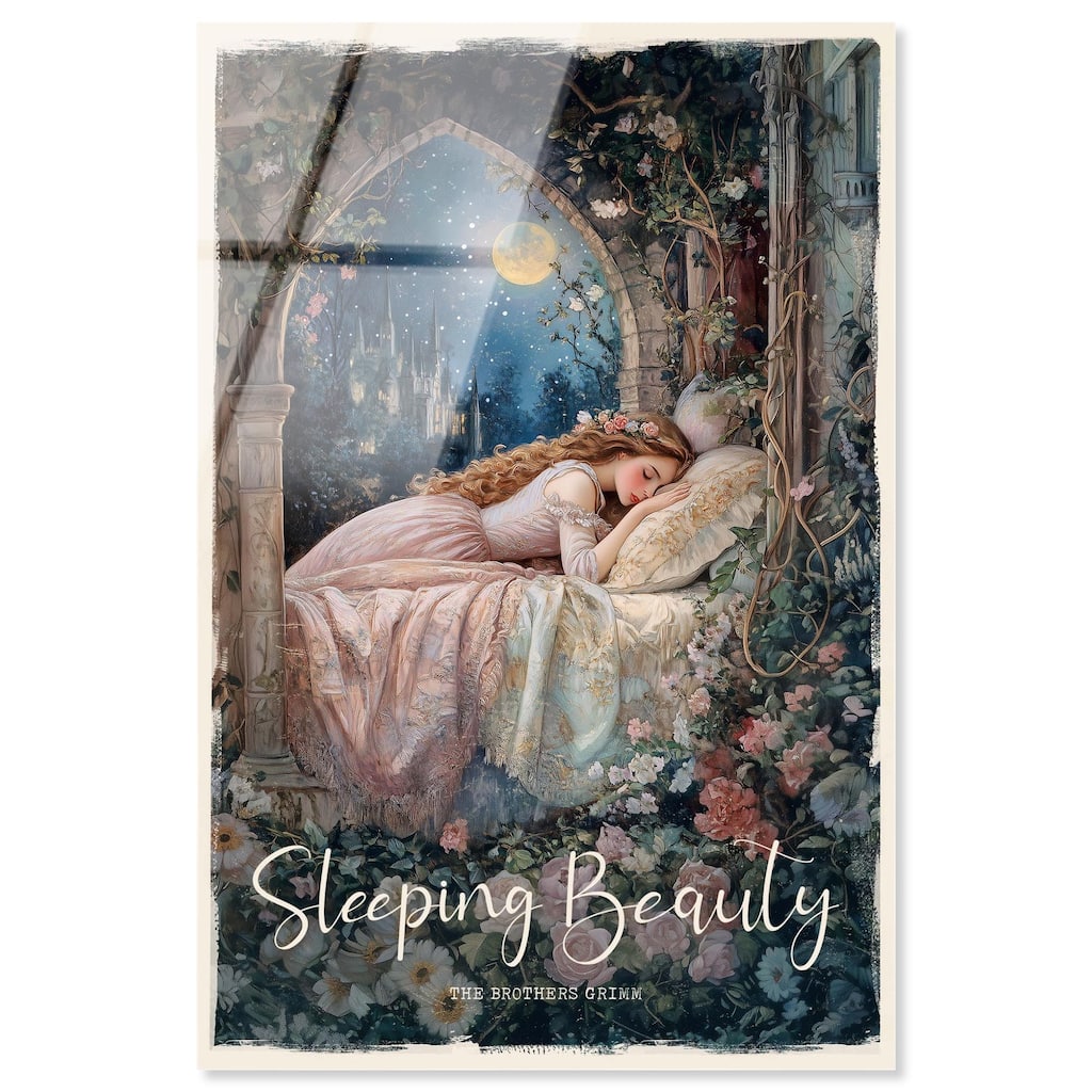 Classic Sleeping Beauty Acrylic by Art Remedy, Ready to Hang