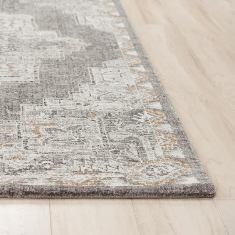 Alora Decor Antonela Transitional Gray Recycled Polyester Area Rug