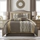 preview thumbnail 50 of 81, Nanshing Daniella 7-Piece Modern Geometric Comforter Set Grey Gold - Queen