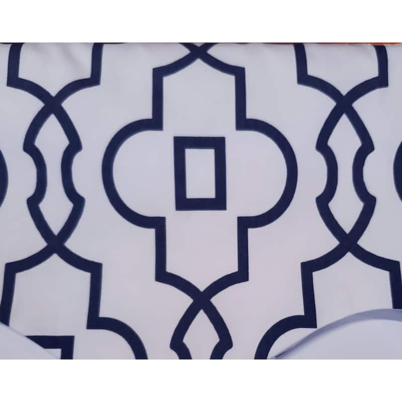 RLF Home Design Crusade Regal Window Valance Color Light Navy